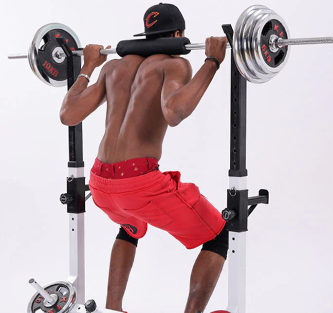 Fitplus Squat Rack Bench Press Weight Lifting Stand Pair - Image 5