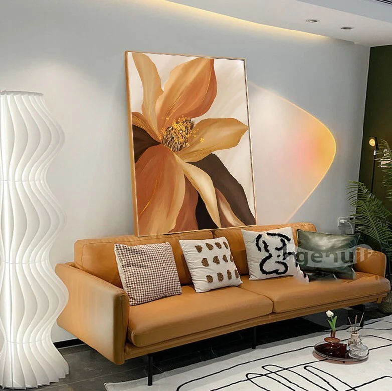 Floral Painting Framed Canvas Wall Art - 60cm x 80cm - Image 8