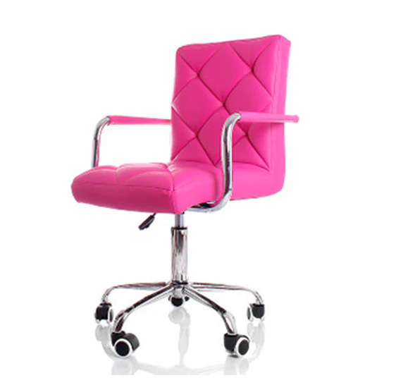 Focus PU Leather Office Chair (Hot Pink) - Image 3