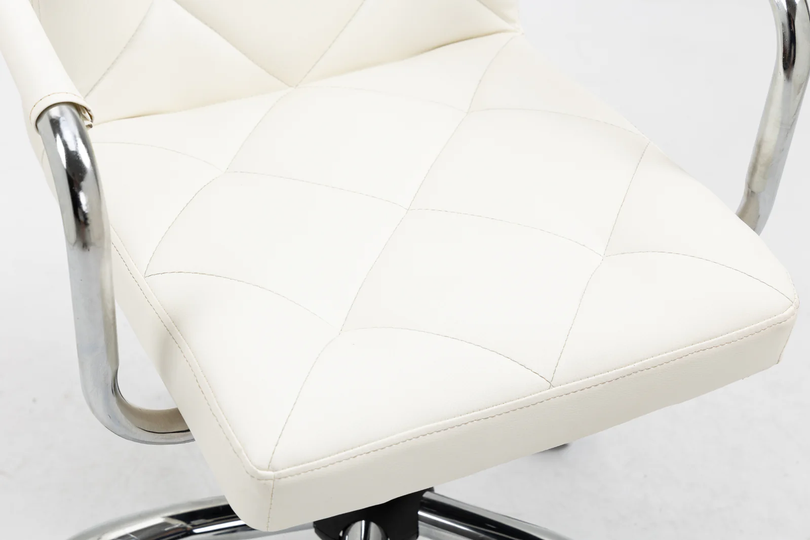 Focus PU Leather Office Chair (White) - Image 15