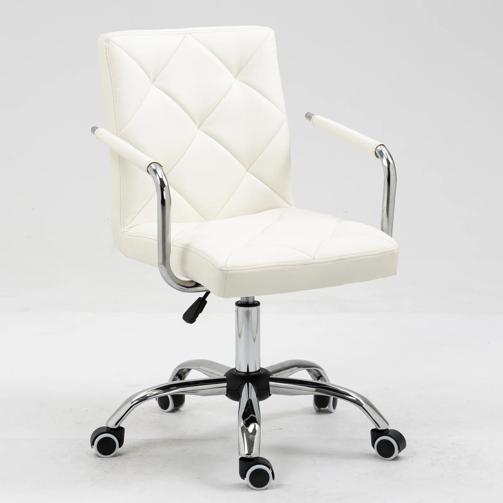 Focus PU Leather Office Chair (White) - Image 9