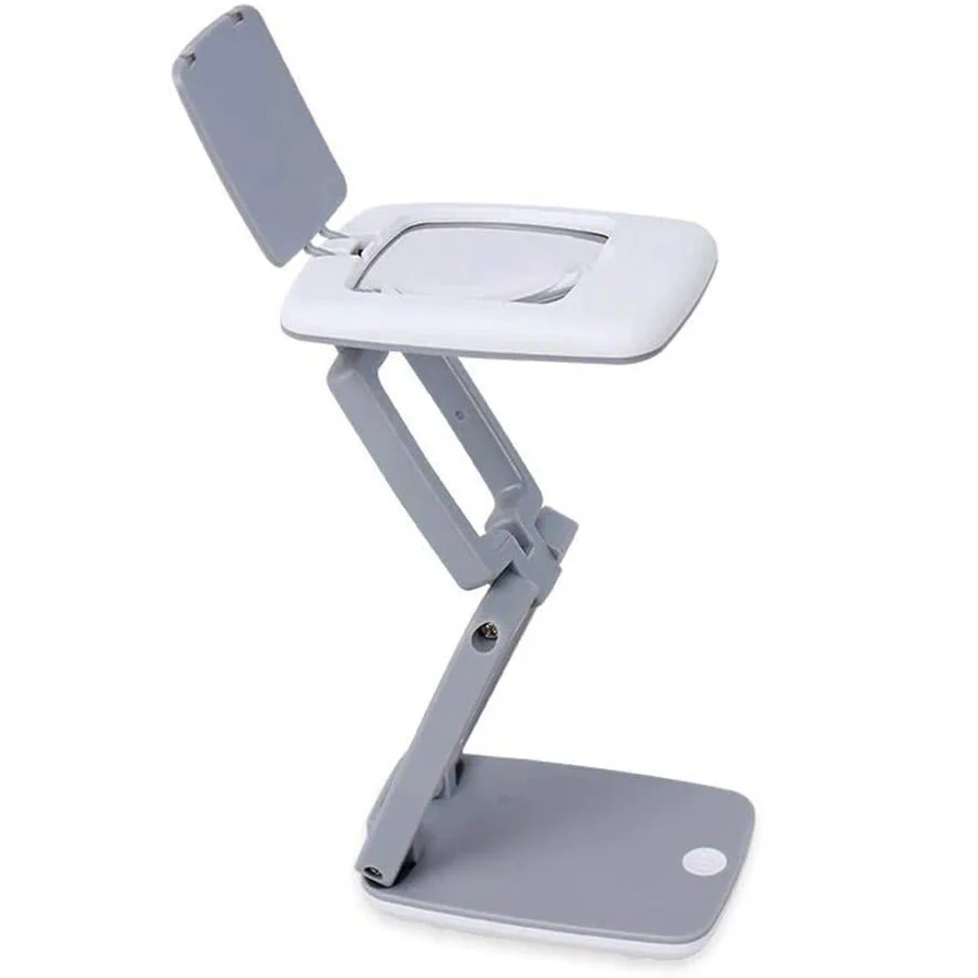 Foldable Desktop Magnifier Lamp Magnifying Glass with Adjustable LED Lights - Image 12