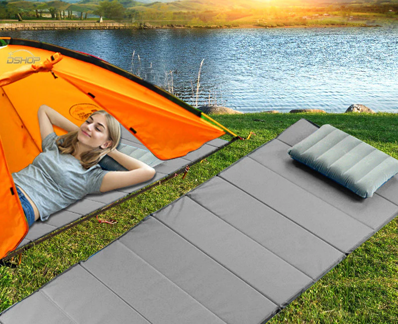Folding Mattress Camping Sleeping Mat Pad Portable Bed - Image 4