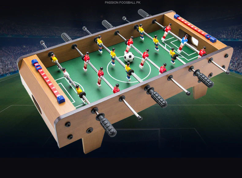 Foosball Tabletop Soccer Table Football Game Set - Image 12