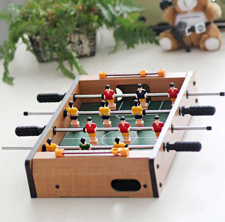 Foosball Tabletop Soccer Table Football Game Set - Image 7