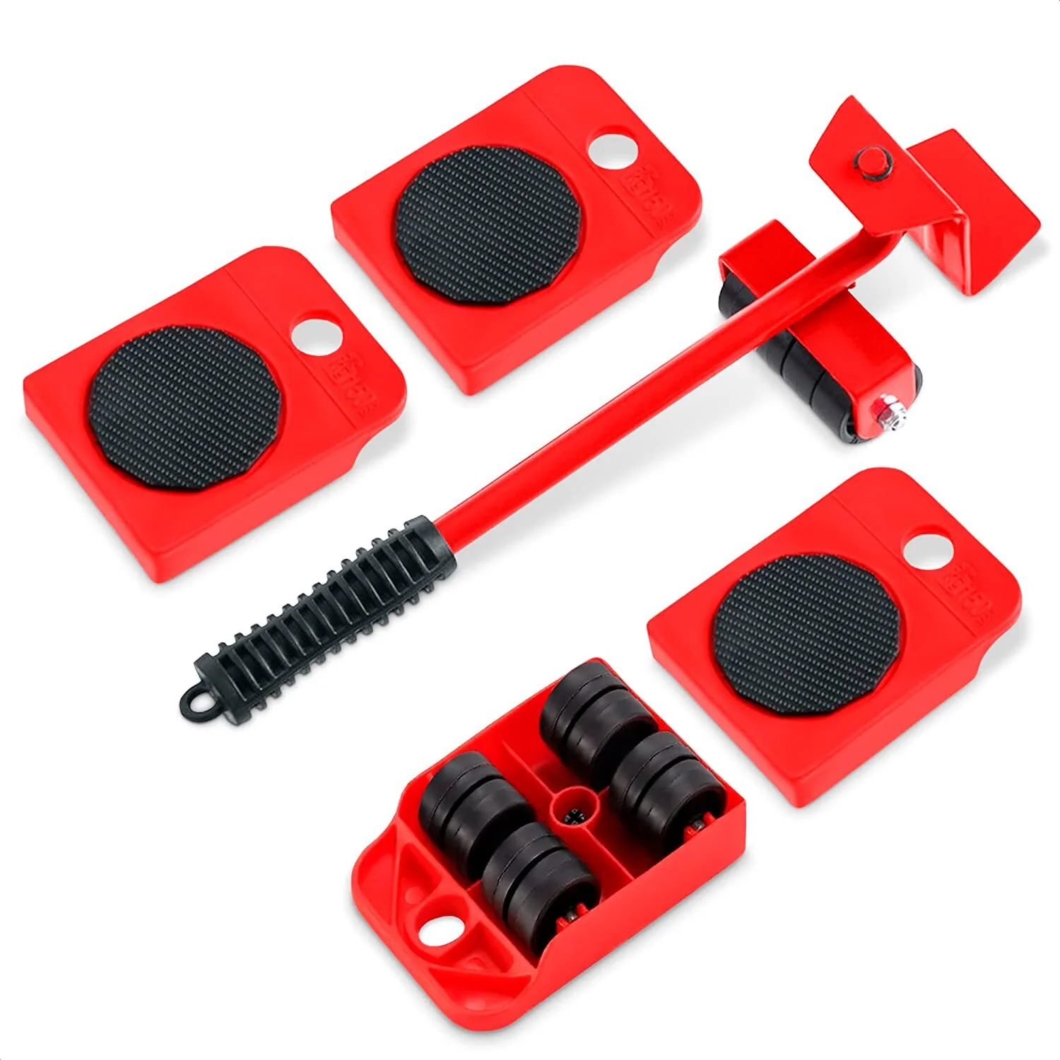 Furniture Lifter Moving System Mover Glider Slider Roller Tool Set - Image 15