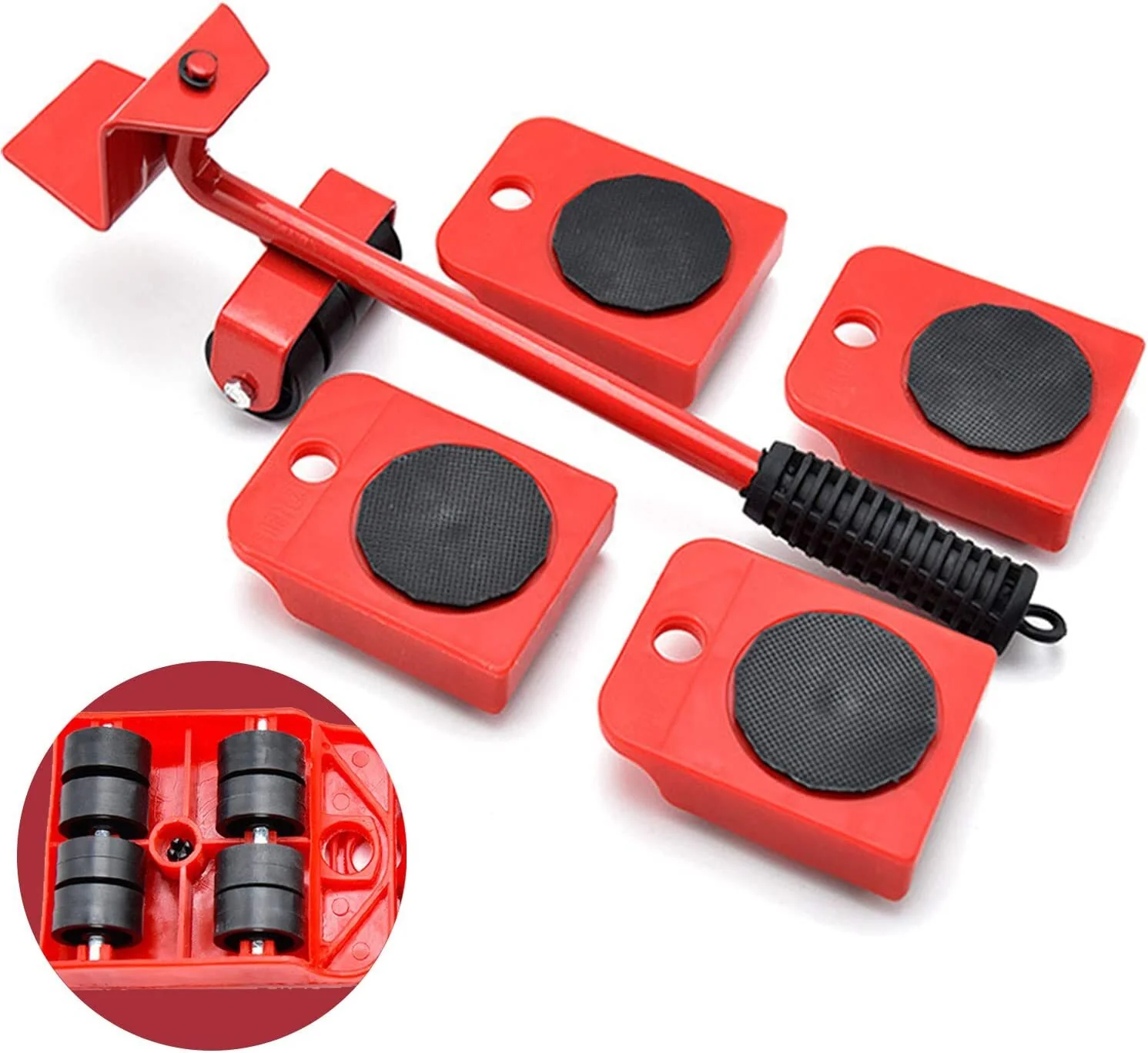 Furniture Lifter Moving System Mover Glider Slider Roller Tool Set - Image 19