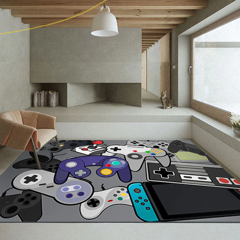 Game Controller Bedroom/Living Room Mat Area Rug (120 x 80) - Image 8