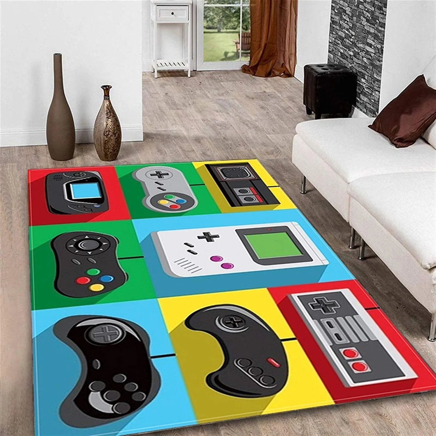Game Controller Bedroom/Living Room Mat Area Rug (120 x 80) - Image 4