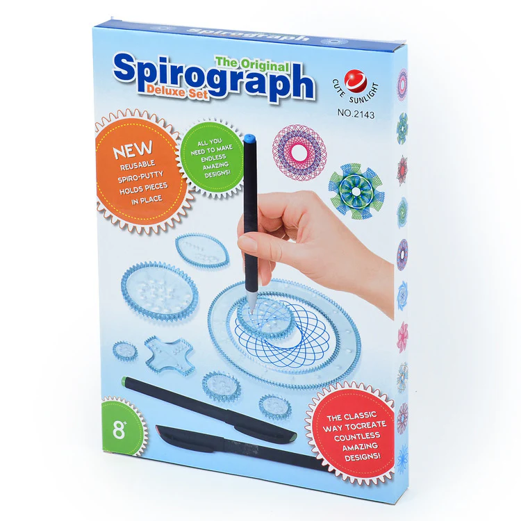 Geometric Art Creative Spirograph Drawing Set Educational Toy Kit - Image 7