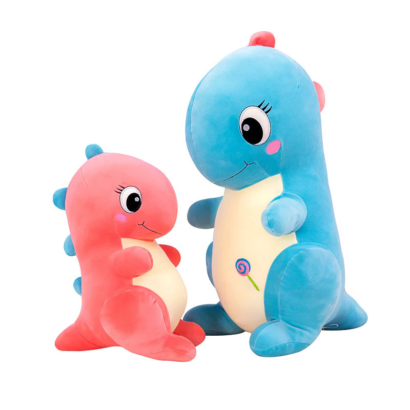 Giant Cute Dinosaur Stuffed Animal Plush Toy Doll Pillow - 60cm, Blue - Image 4