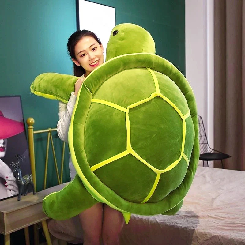 Giant Cute Sea Turtle Plush Toy Stuffed Animal Pillow - 75cm - Image 4