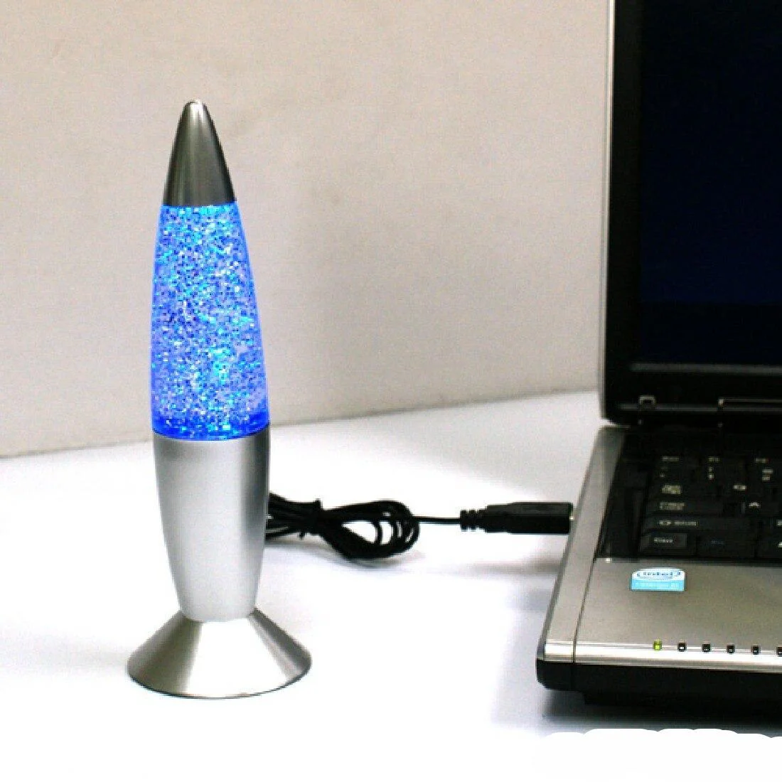 Glitter Motion Mini Lava Lamp Color-Changing Sparkling LED Portable Night Light - Image 13