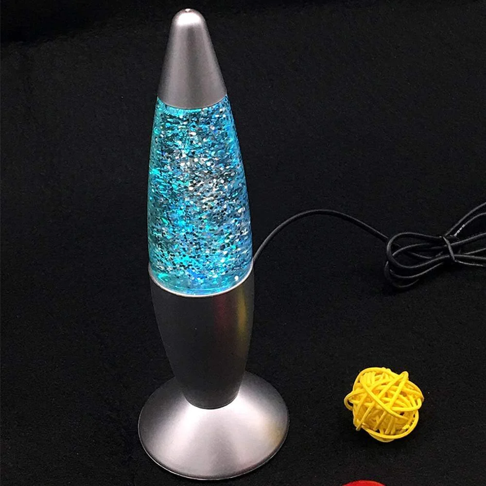 Glitter Motion Mini Lava Lamp Color-Changing Sparkling LED Portable Night Light - Image 8