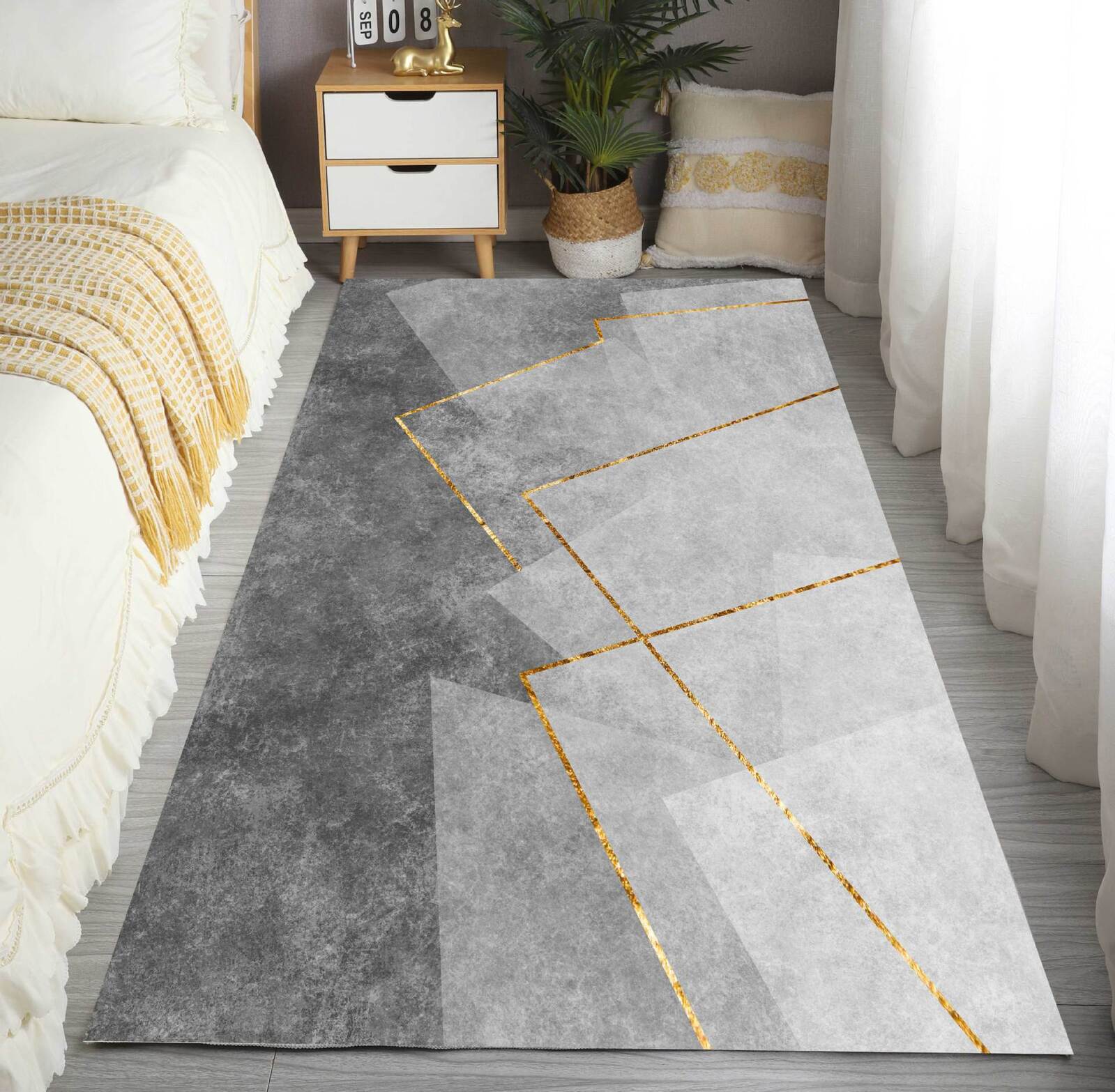 Grandeur Bedroom/Living Room Area Rug Carpet Mat (180 x 100) - Image 11
