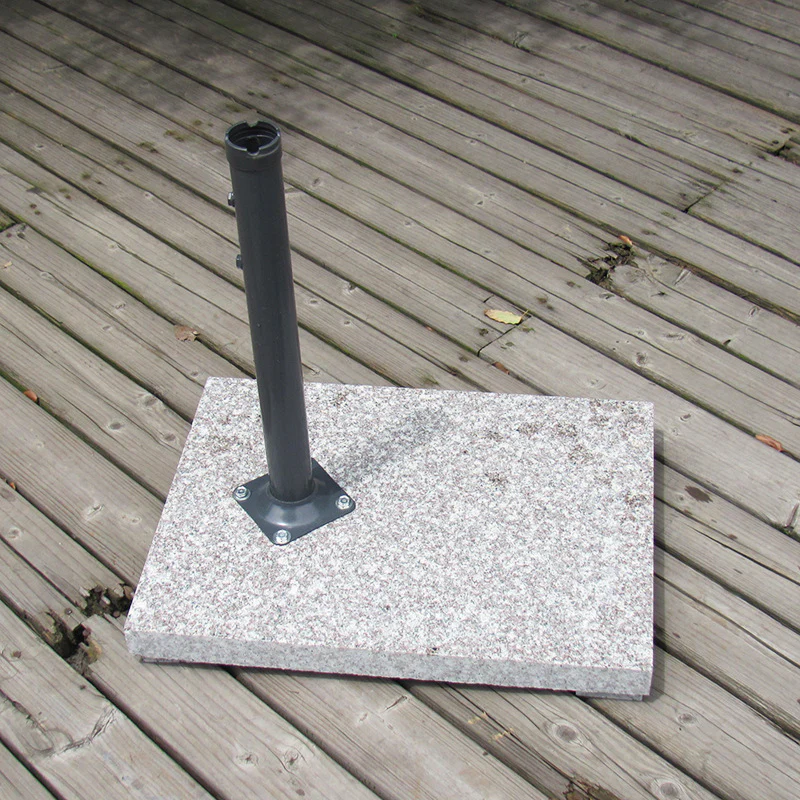 Granite Outdoor Umbrella Stand Stone Base 38kg - Image 2