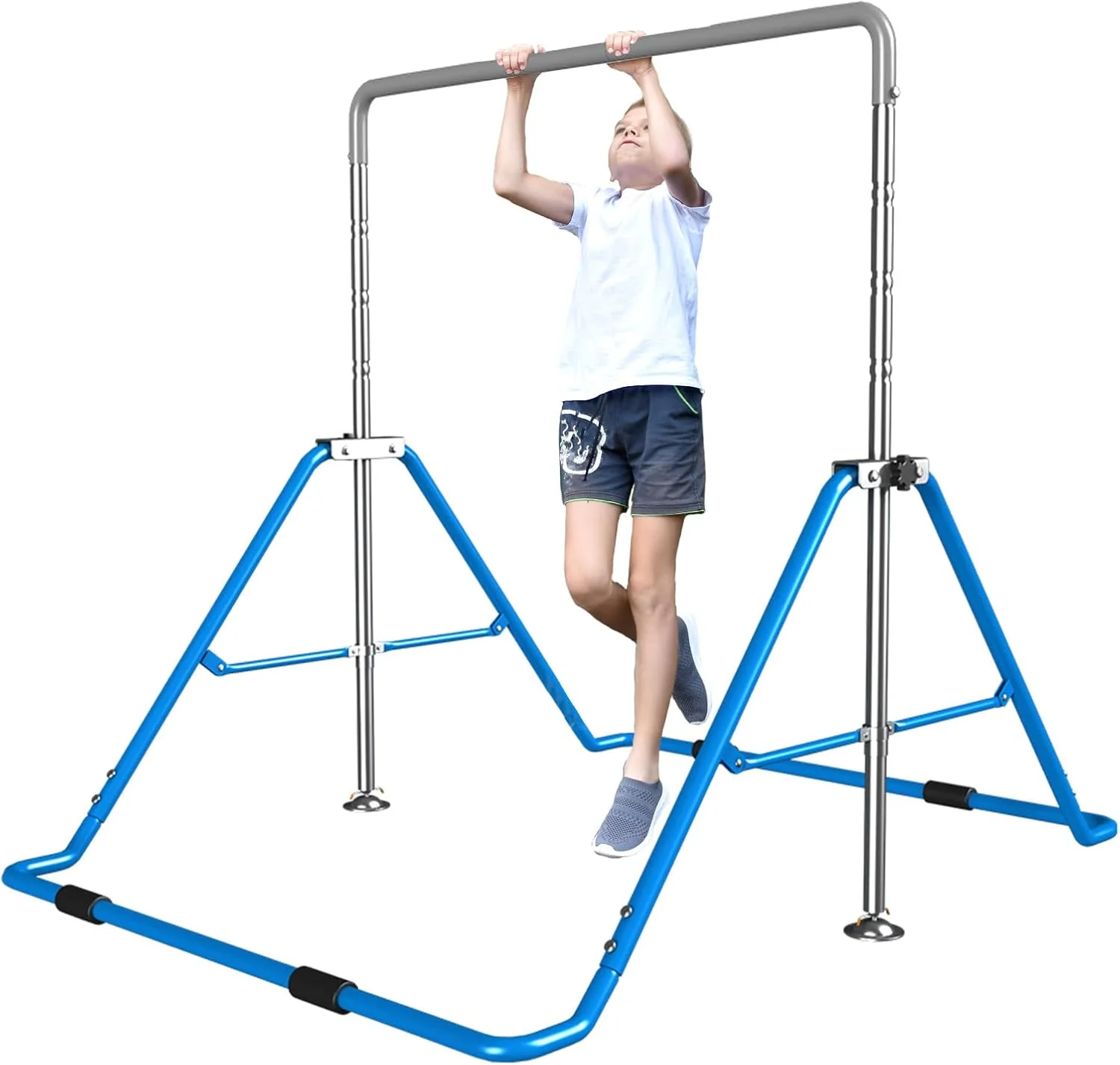 Gymnastics Training Bar Kids Gym Adjustable Horizontal Pull Up Station - Image 4