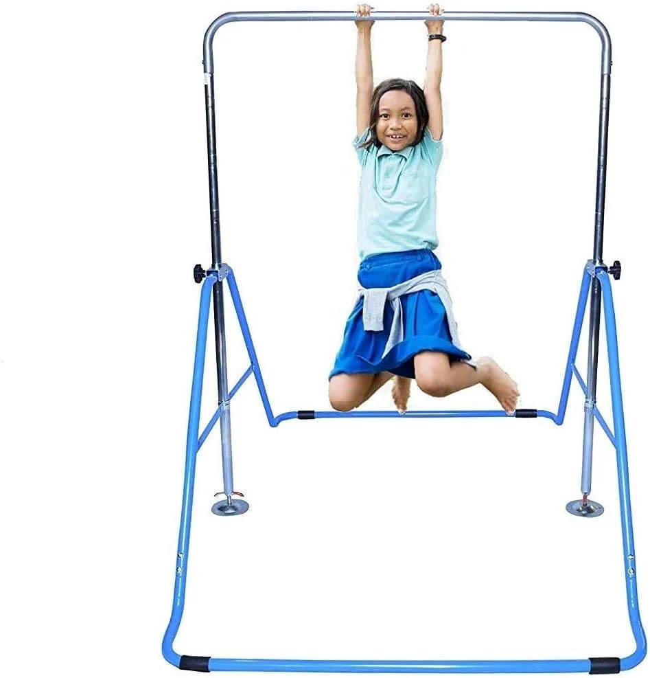 Gymnastics Training Bar Kids Gym Adjustable Horizontal Pull Up Station - Image 5
