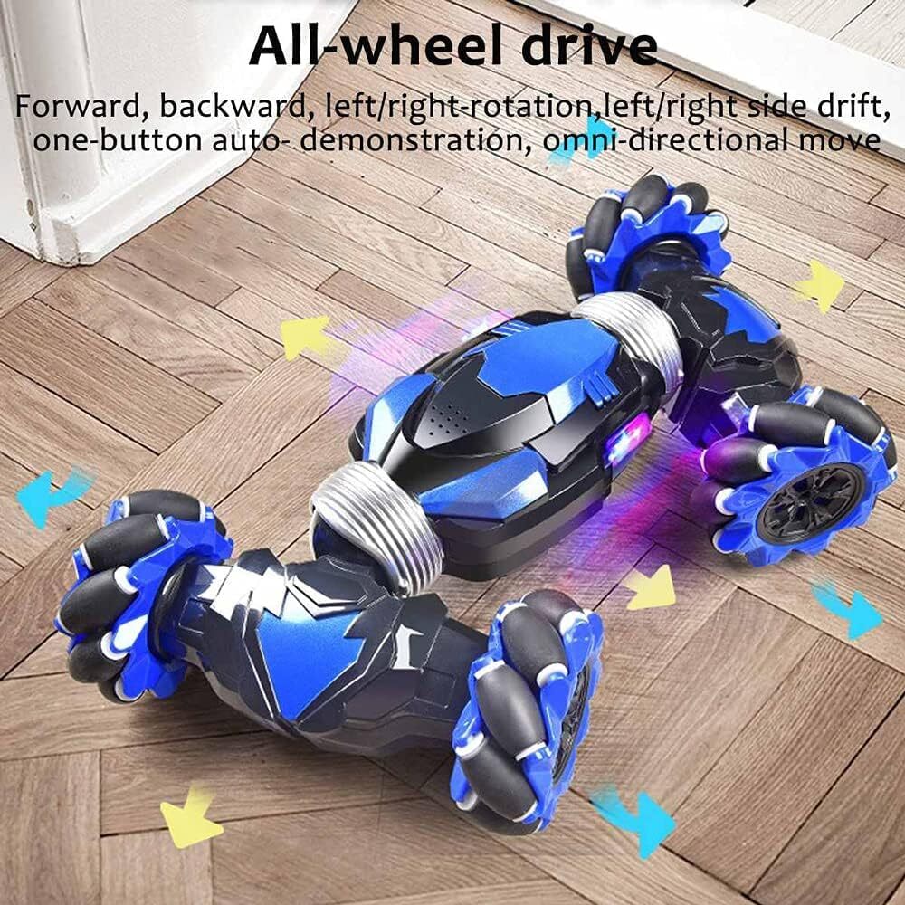 Hand Gesture Remote Control Twister Stunt Car (Blue) - Image 5