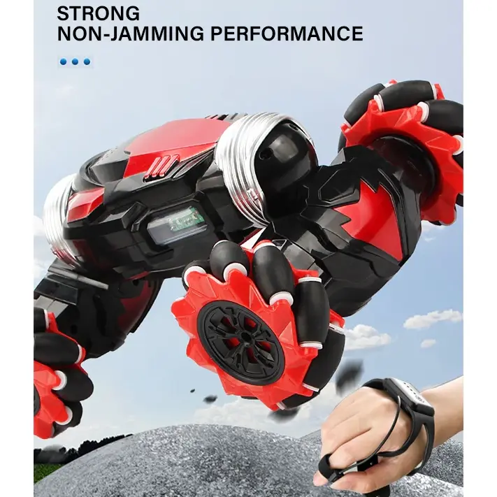 Hand Gesture Remote Control Twister Stunt Car (Red) - Image 3