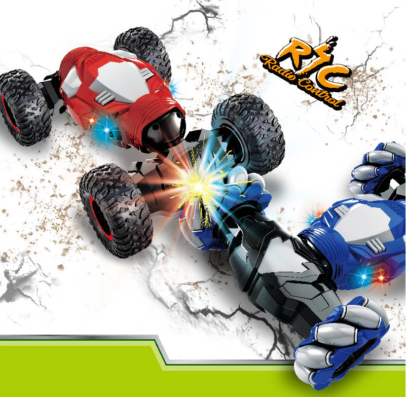 Hand Gesture Remote Control Twister Stunt Car (Red) - Image 8