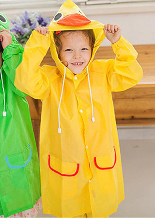 Happy Duck Kids Rain Coat - Image 2
