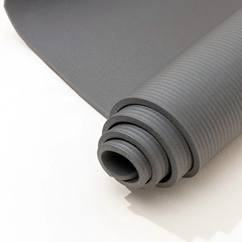 Health and Fitness Extra Thick Yoga Mat 8mm (Grey) - Image 17
