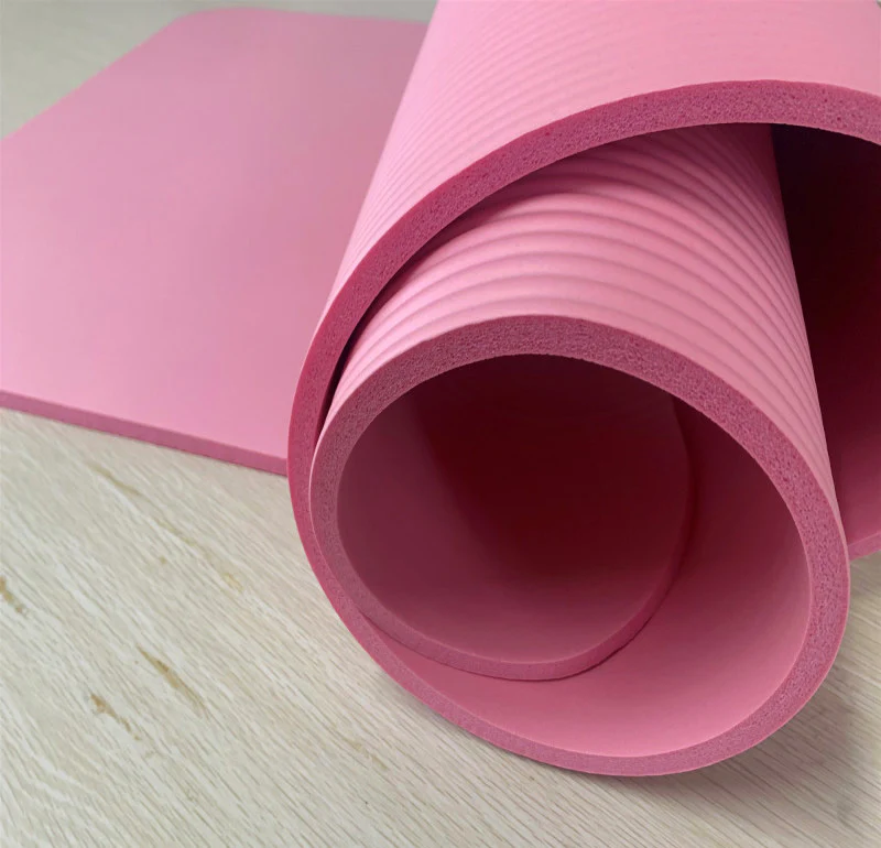 Health and Fitness Extra Thick Yoga Mat 8mm (Pink) - Image 6