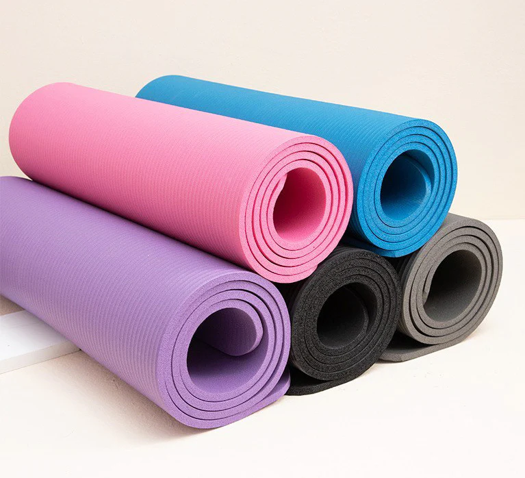 Health and Fitness Extra Thick Yoga Mat 8mm (Purple) - Image 9