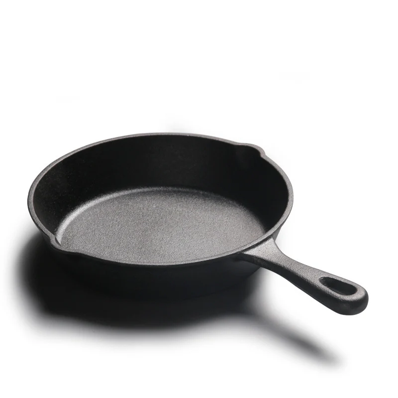 Heavy Duty Non-Stick Frying Pan Cooker Pot Cast Iron Skillet BBQ Grill Cookware - Image 3