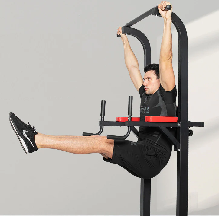 Heavy Duty Power Tower Dip Bar Pull Up Stand Fitness Station - Image 3