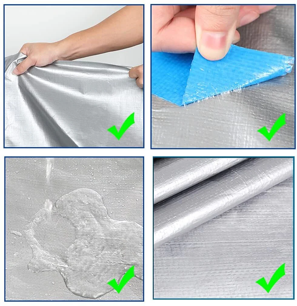 Multipurpose Poly Tarp Tarpaulin Outdoor Camping Cover 4m x 6m - Image 7