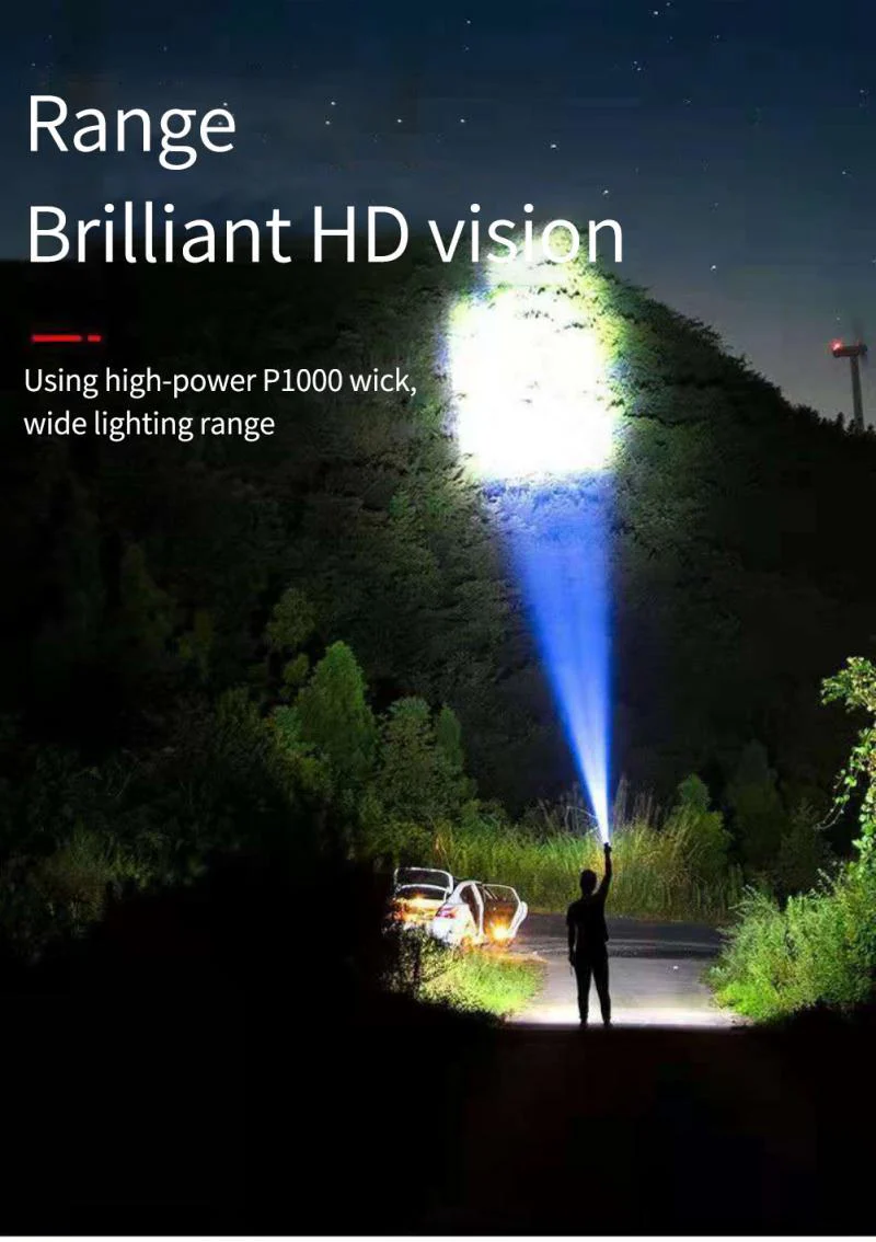 High Performance Ultra-Bright Rechargeable 4-LED Torch Flashlight Night Light - Image 9