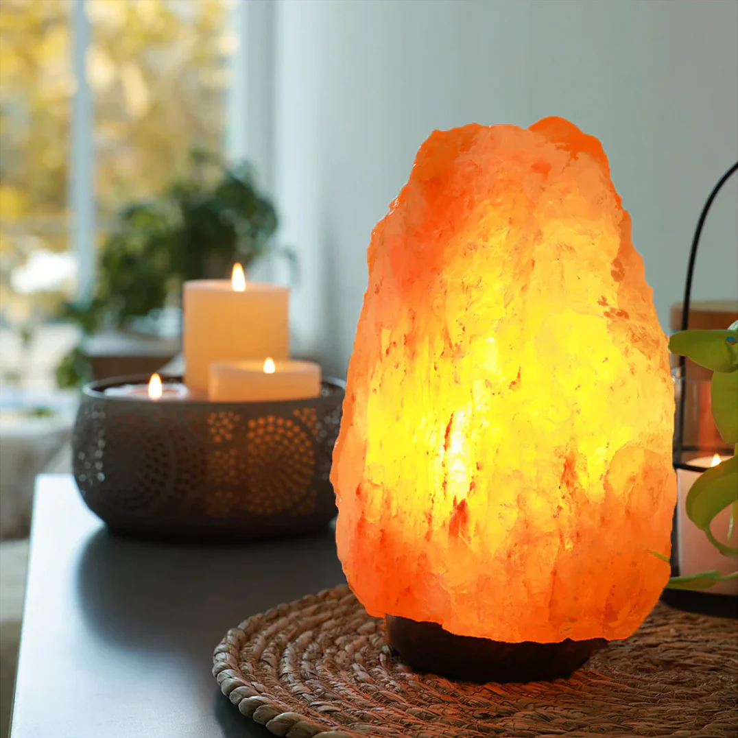 Himalayan Salt Lamp Natural Crystal Rock Night Light (1-2kg) - Image 18