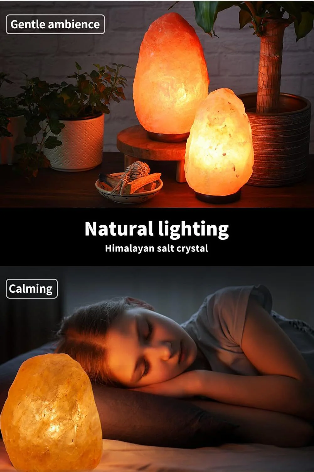 Himalayan Salt Lamp Natural Crystal Rock Night Light (2-3kg) - Image 16