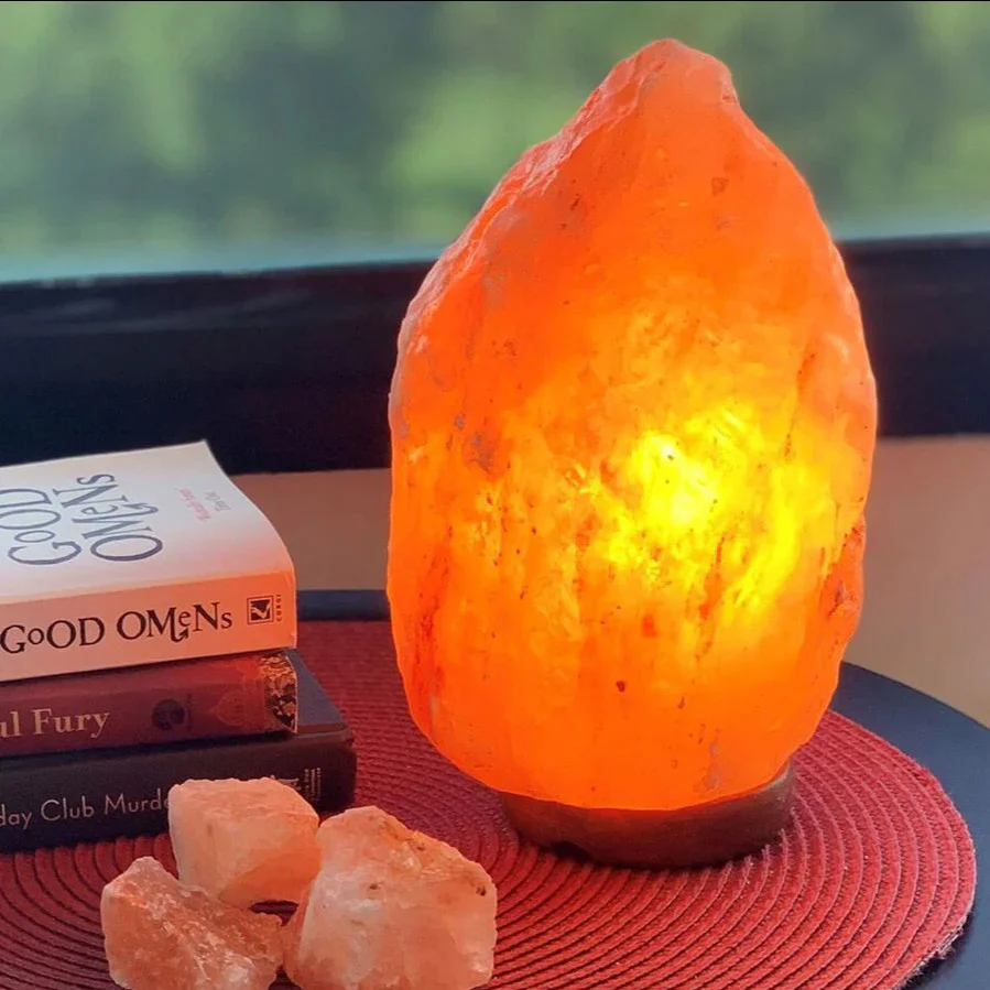 Himalayan Salt Lamp Natural Crystal Rock Night Light (Large, 5-7kg) - Image 11