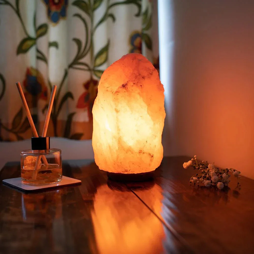 Himalayan Salt Lamp Natural Crystal Rock Night Light (Large, 5-7kg) - Image 15