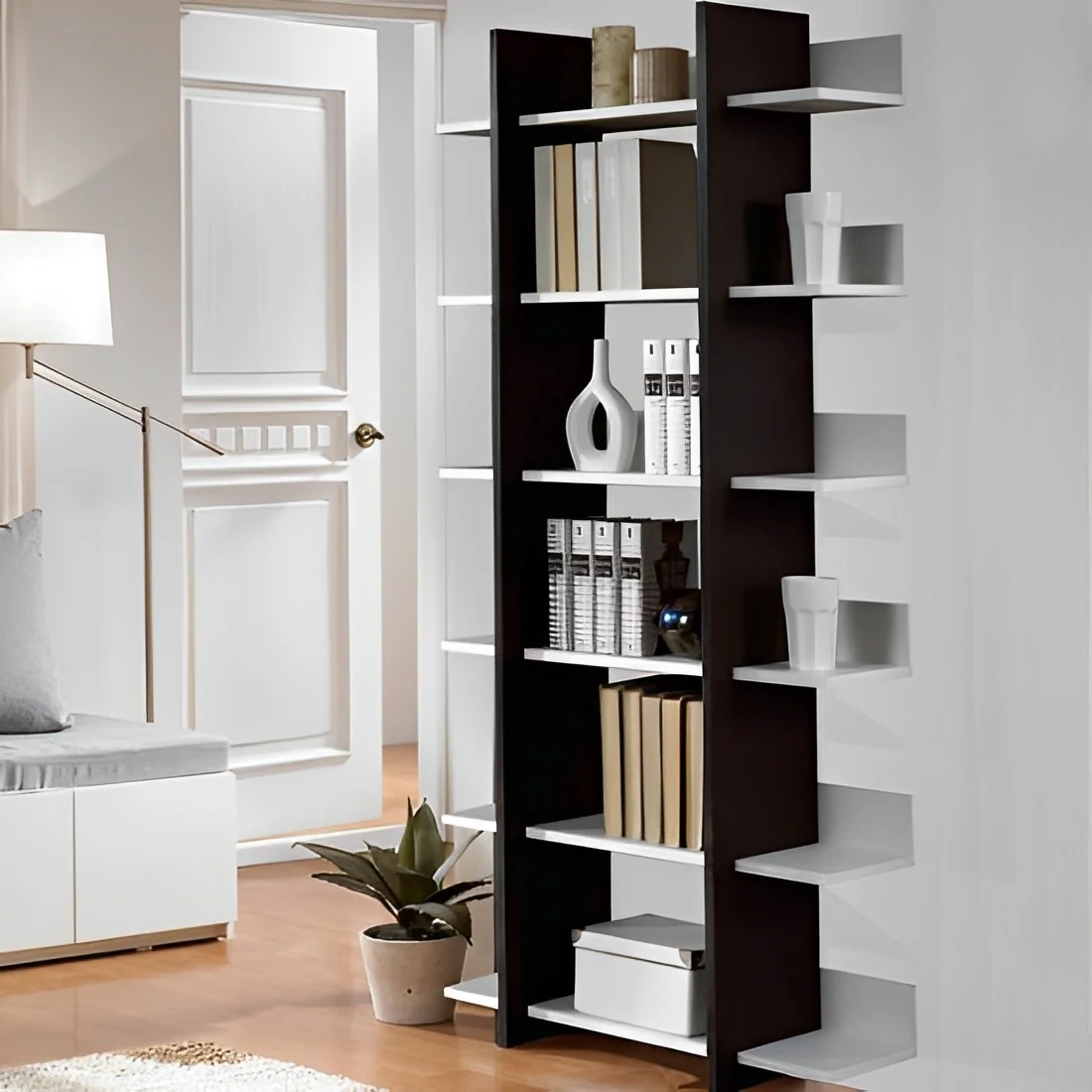 Horizon 6 Level Display Storage Utility Shelf Bookcase Shelving 180cm - Image 10