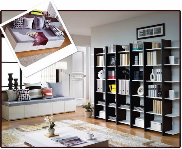Horizon 6 Level Display Storage Utility Shelf Bookcase Shelving 180cm - Image 5