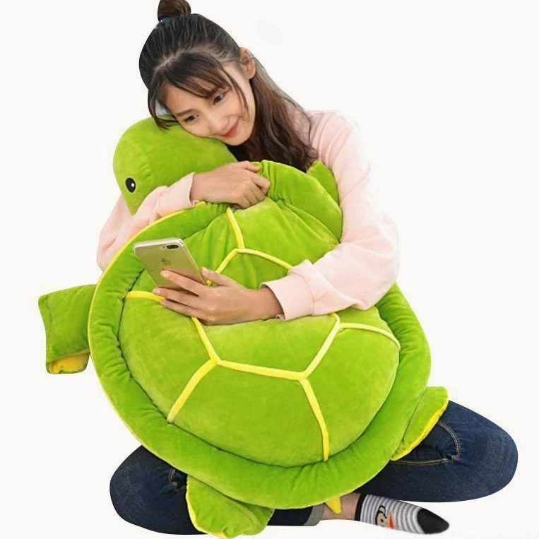 Huge Cute Sea Turtle Plush Toy Stuffed Animal Pillow - 55cm - Image 12