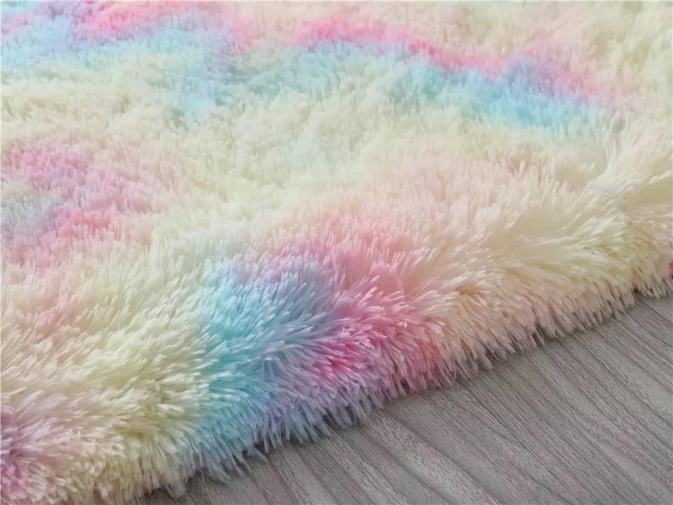 Infinity Round Shag Rug (Rainbow Dream) - Image 10