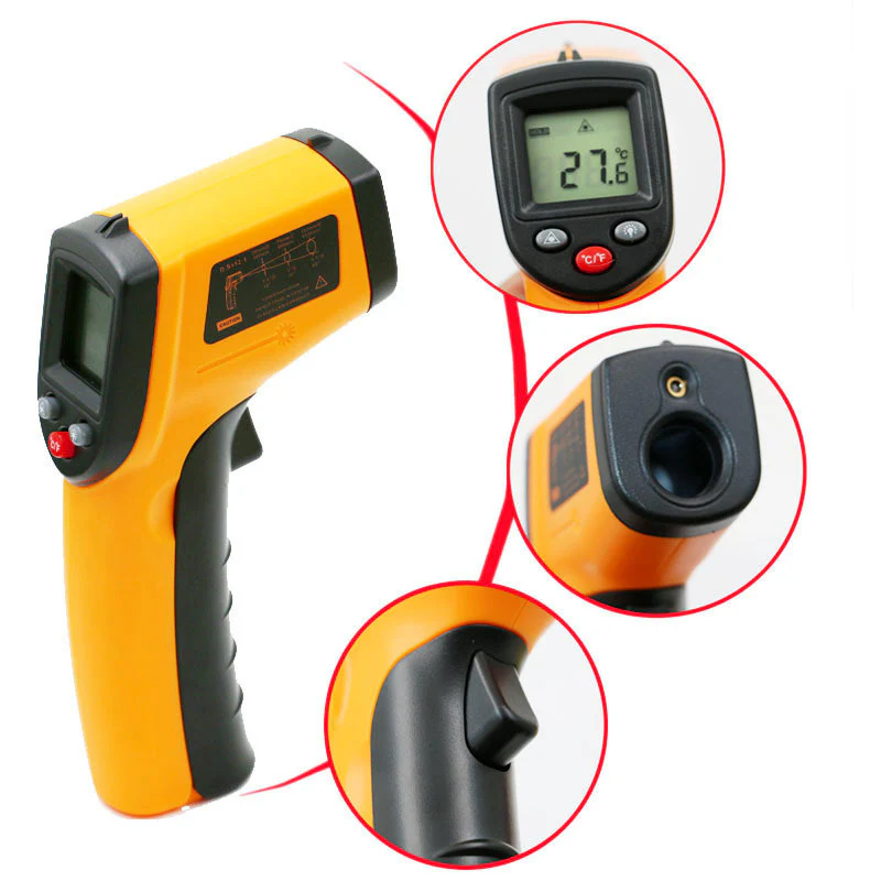 Infrared Non-contact Thermometer with Laser Aimpoint - Image 10