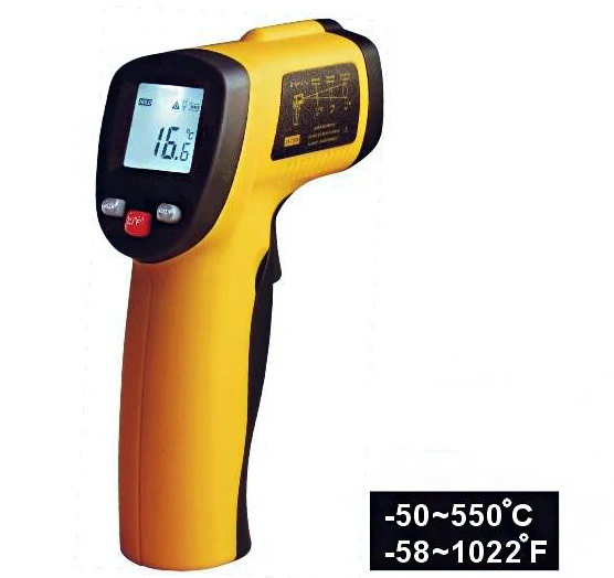 Infrared Non-contact Thermometer with Laser Aimpoint 550°C - Image 3