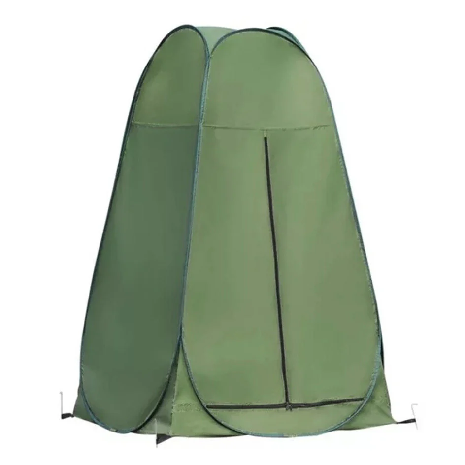 Instant Pop Up Camp Toilet Portable Outdoor Shower Privacy Shelter Tent with Bag - Image 5