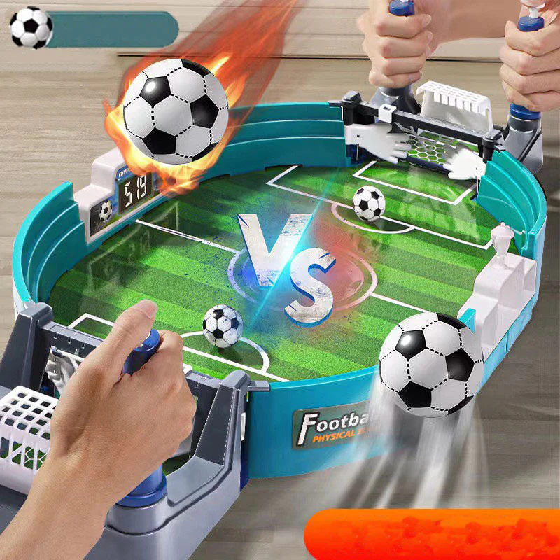 Interactive Tabletop Soccer Table Football Board Game Toy Set - Image 4