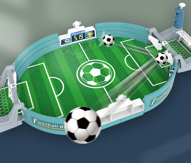 Interactive Tabletop Soccer Table Football Board Game Toy Set - Image 5