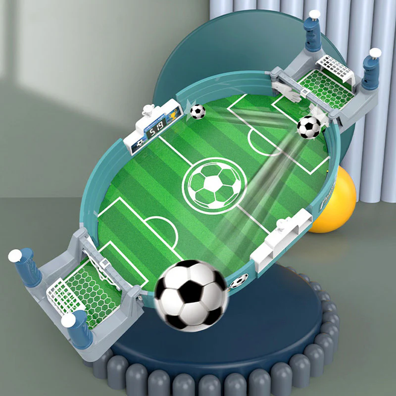 Interactive Tabletop Soccer Table Football Board Game Toy Set - Image 8