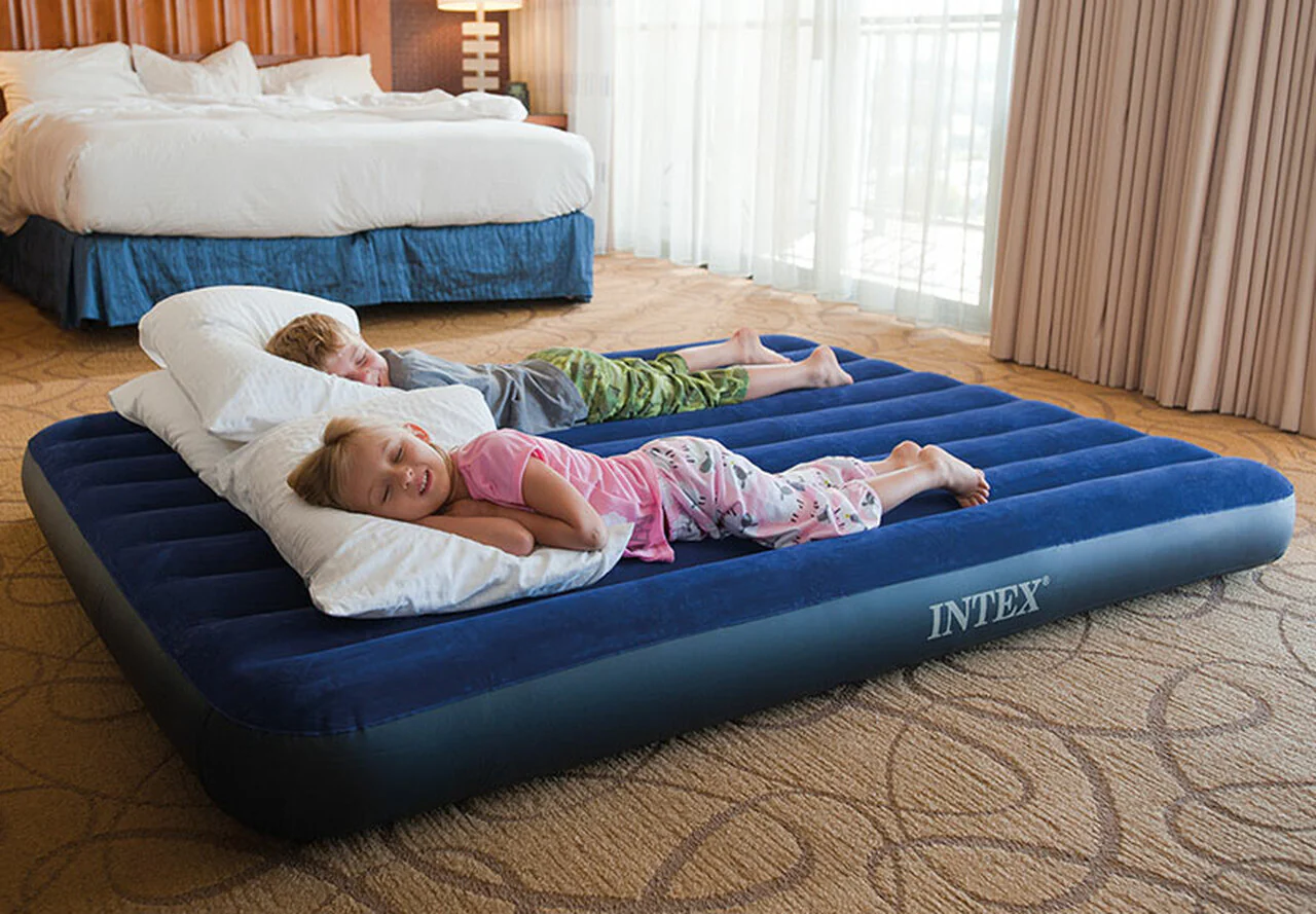 Intex Classic Downy Inflatable Double Mattress Air Bed - Image 8