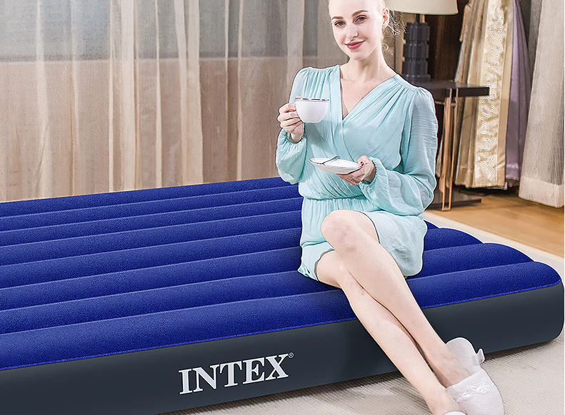 Intex Classic Downy Inflatable Single Mattress Air Bed - Image 4