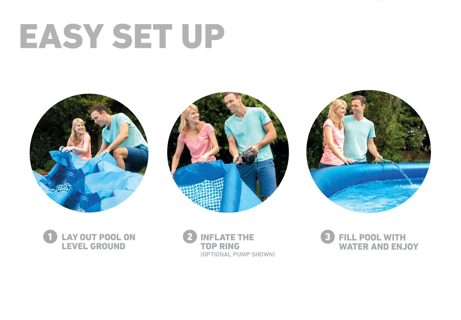 Intex Easy Set Inflatable Swimming Pool 8ft x 30" - Image 5